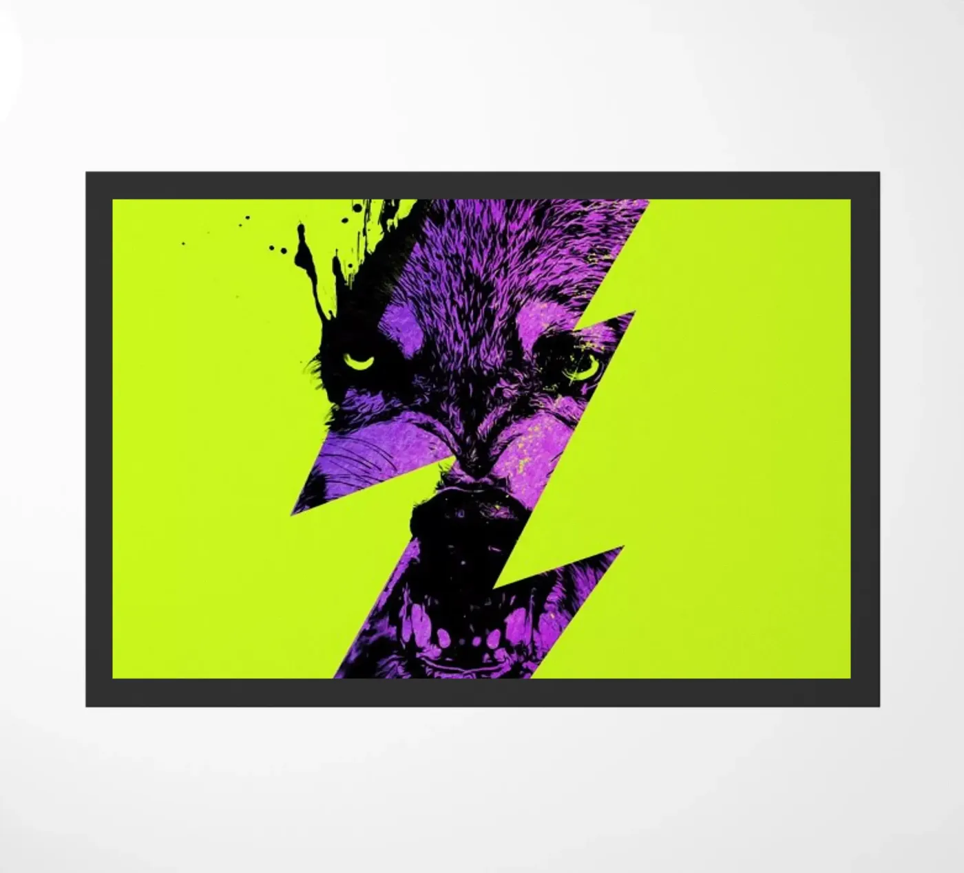 Thunderwolf Fußmatte von Róbert Farkas