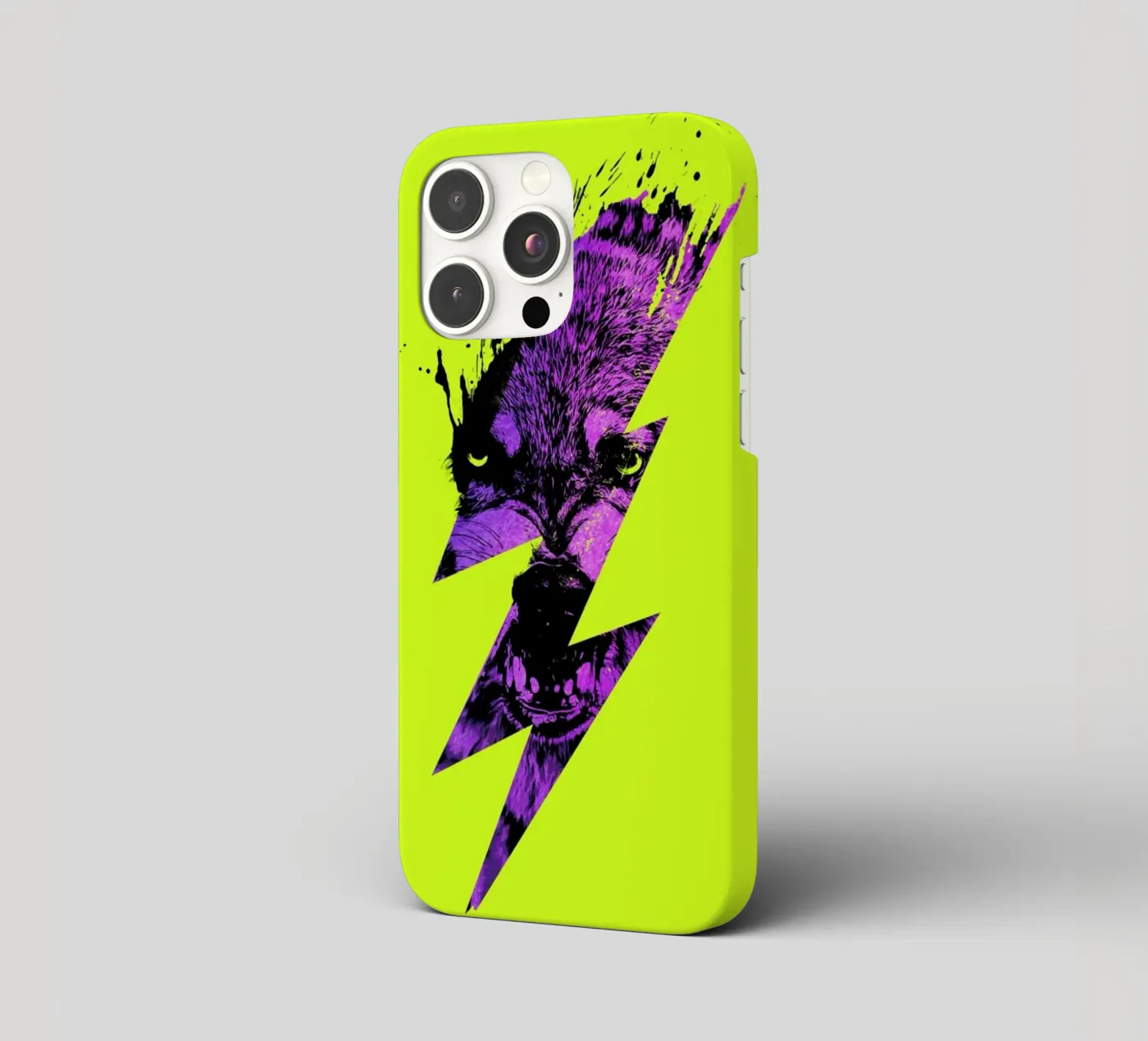 Thunderwolf iphone case by Róbert Farkas