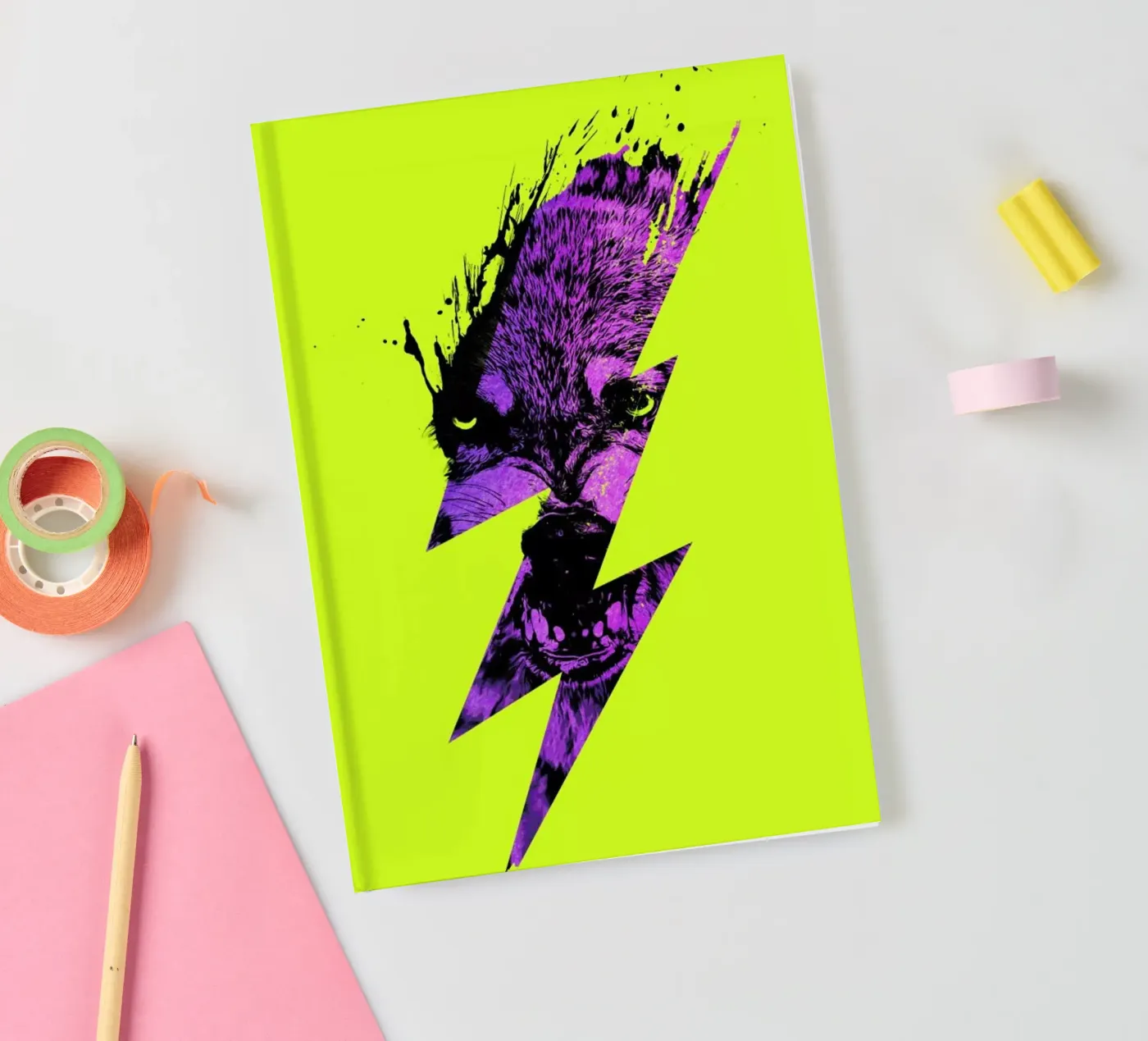 Thunderwolf notebook by Róbert Farkas