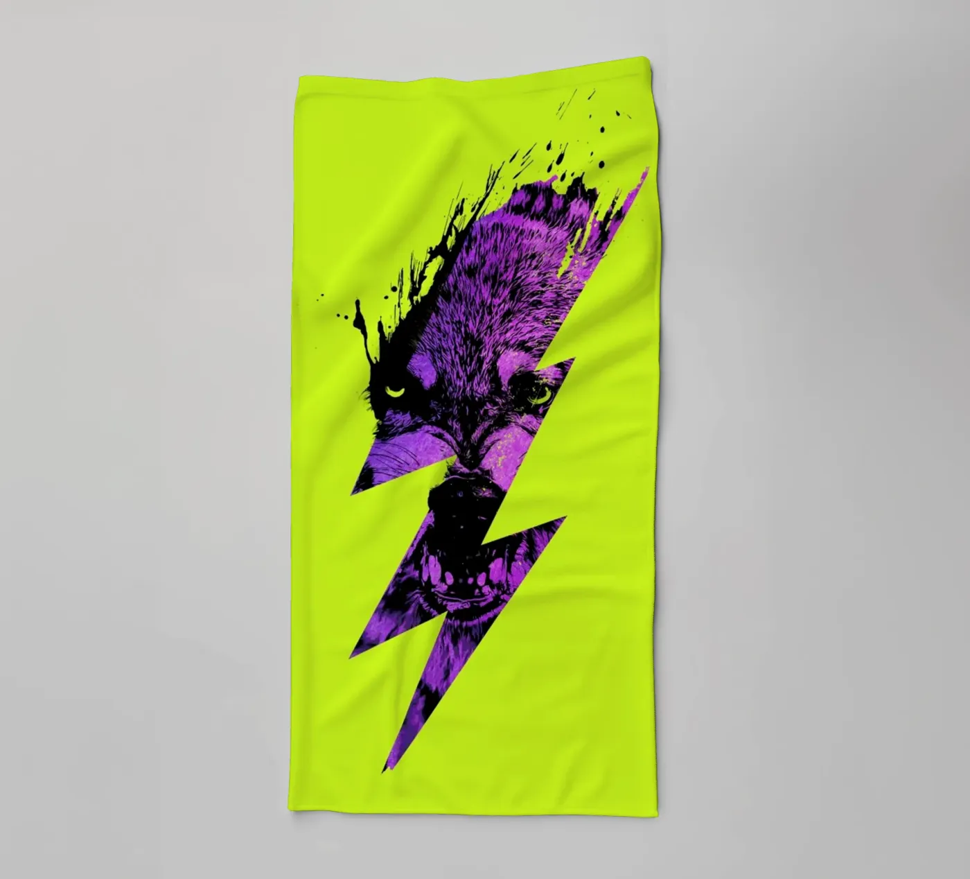 Thunderwolf badhanddoek van Róbert Farkas