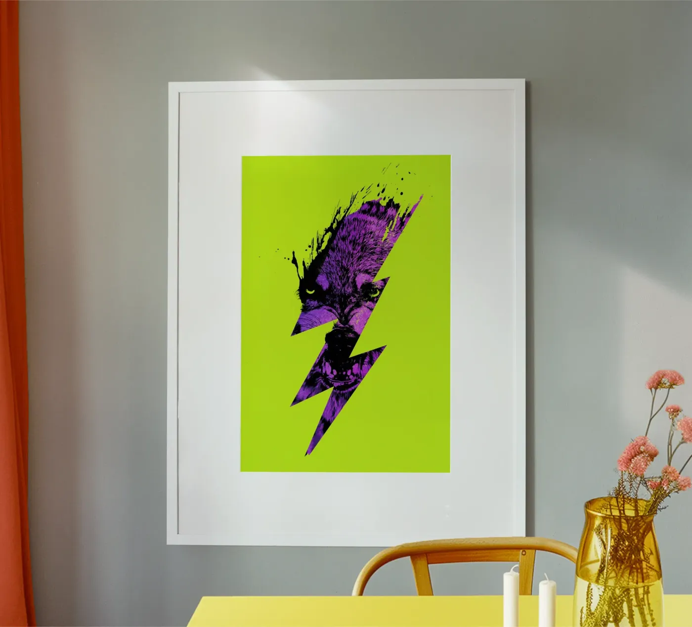 Thunderwolf Poster von Róbert Farkas