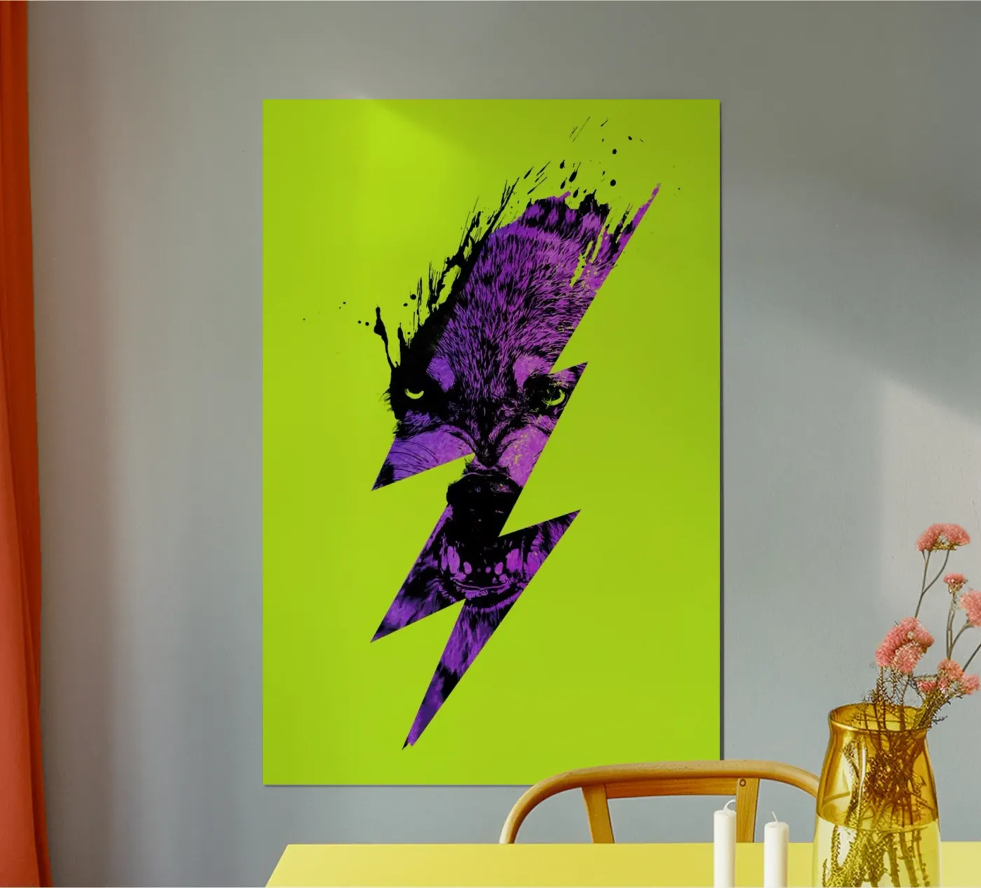 Thunderwolf Poster von Róbert Farkas