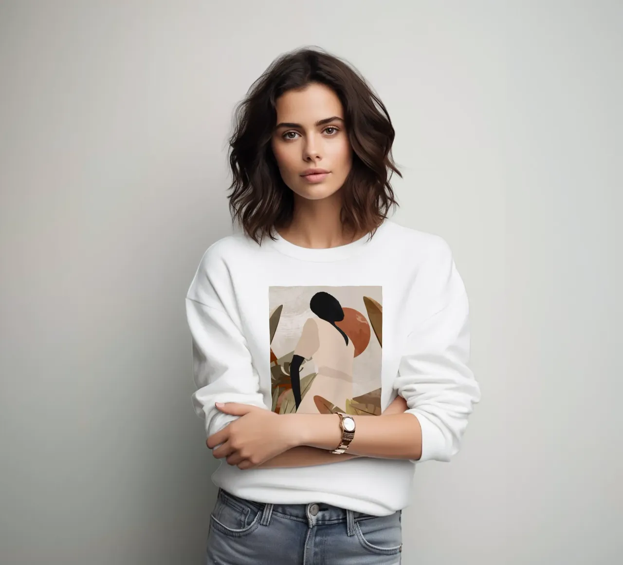 Ragazza tropicale 16 felpa da ThingDesign