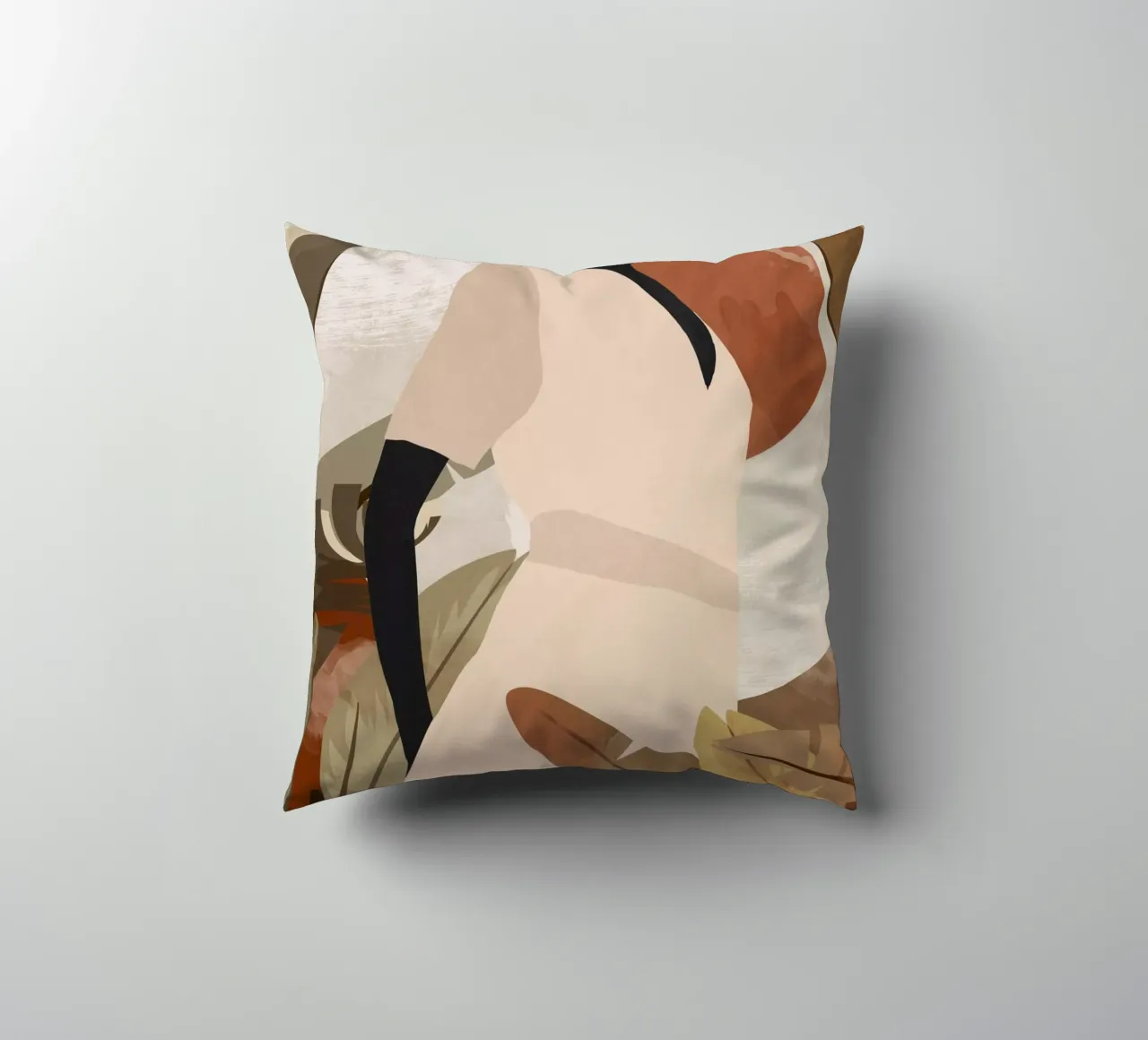 Tropical Girl 16 decorative cushion by ThingDesign