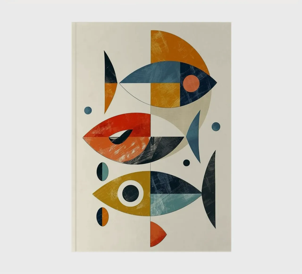 The Three Fish notebook by cosmos studio