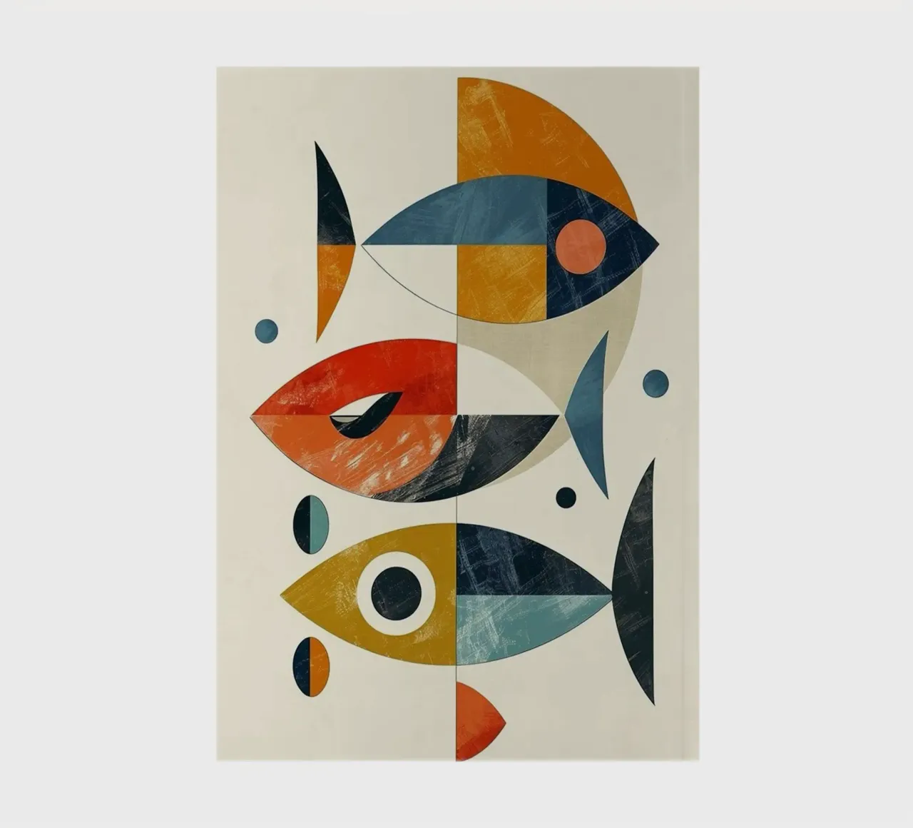 The Three Fish notebook by cosmos studio