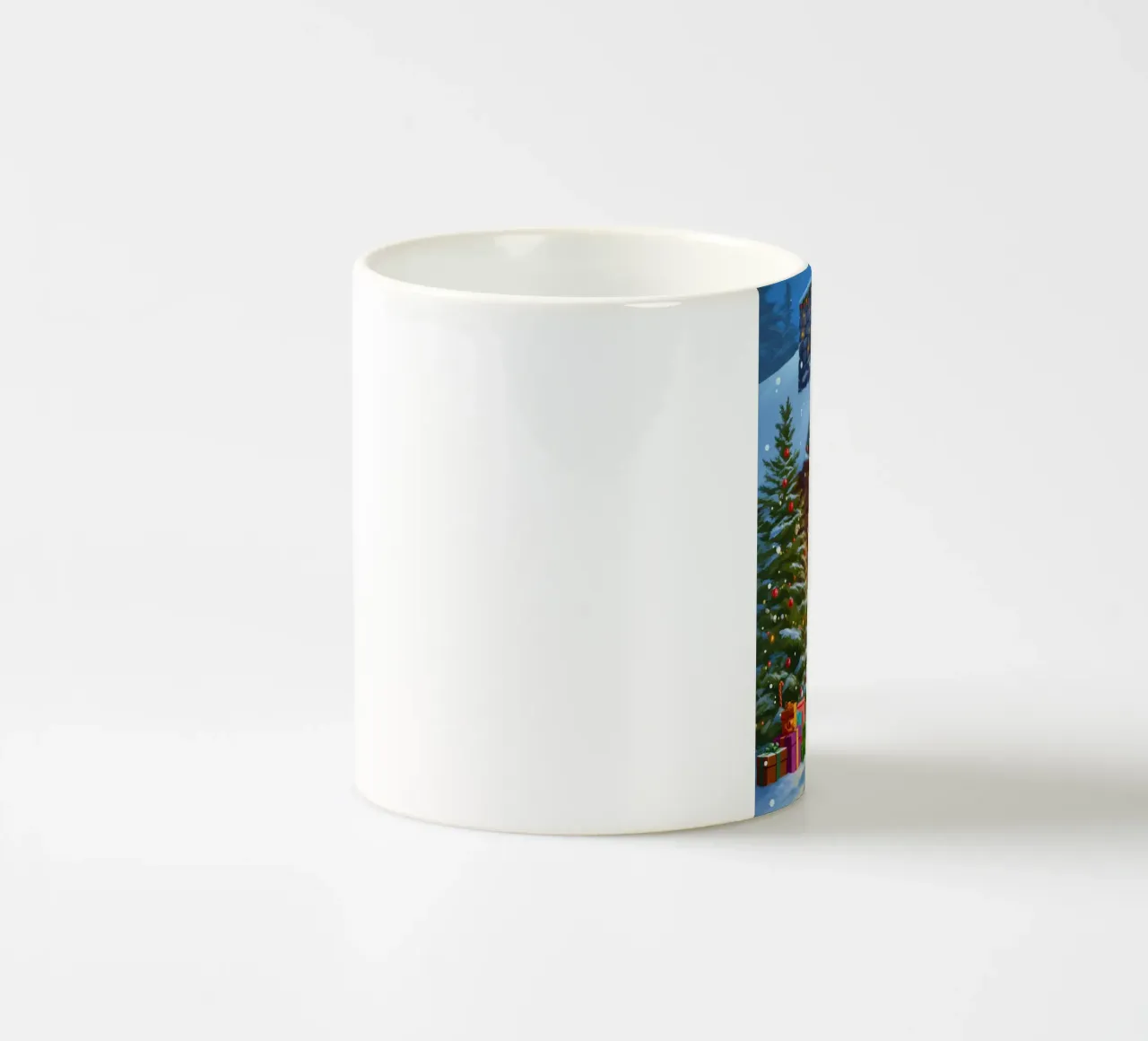 Pupazzo di neve di Natale tazza in ceramica da Fleur de Lys