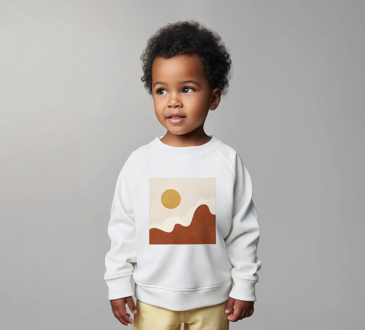 astratto minimo 40 felpa neonato da ThingDesign