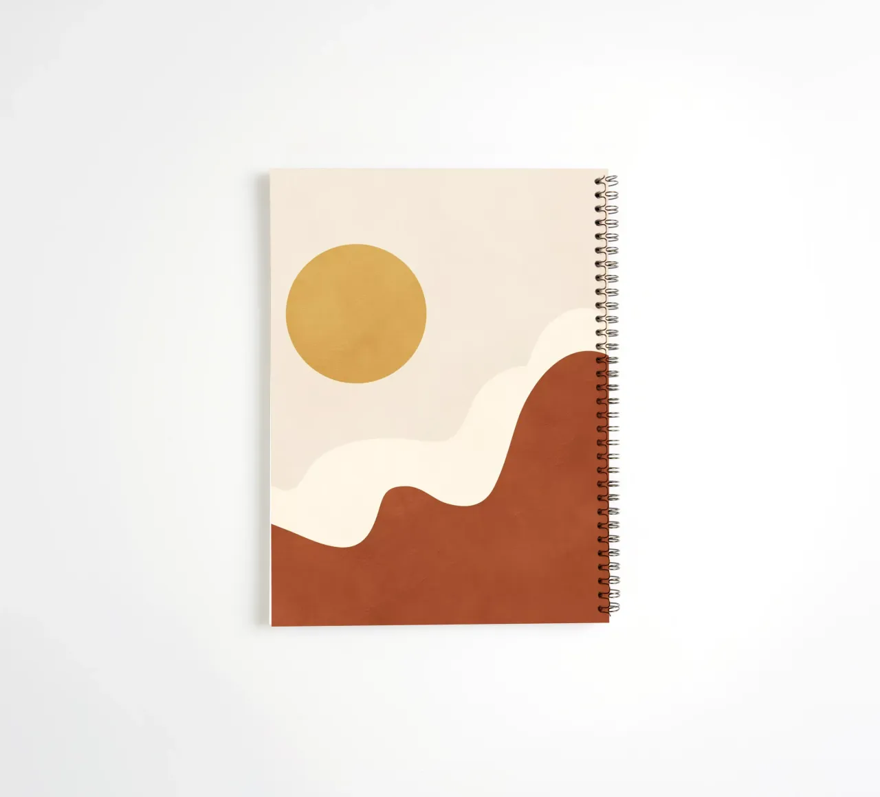 abstract minimal 40 spiral notebook by ThingDesign