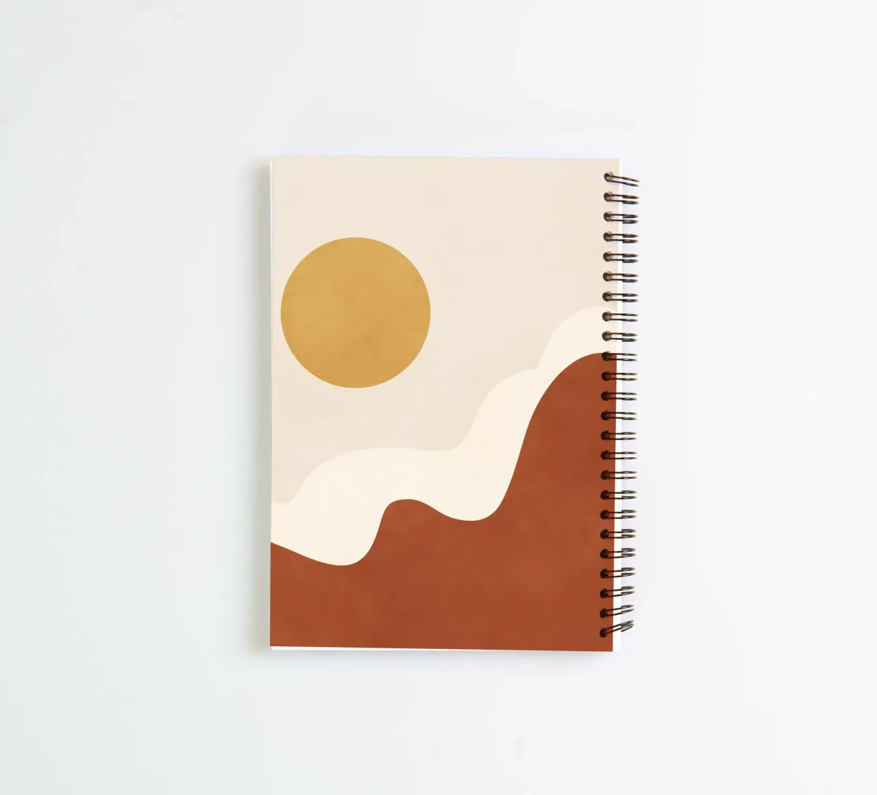 abstract minimal 40 spiral notebook by ThingDesign