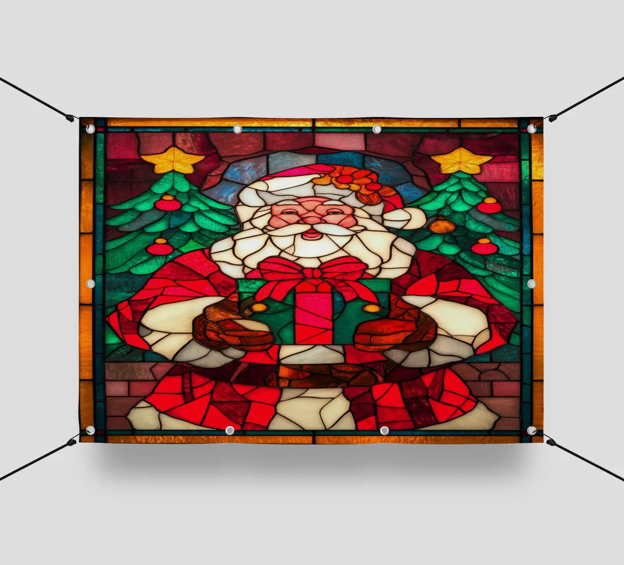 Babbo Natale telo in pvc da Fleur de Lys