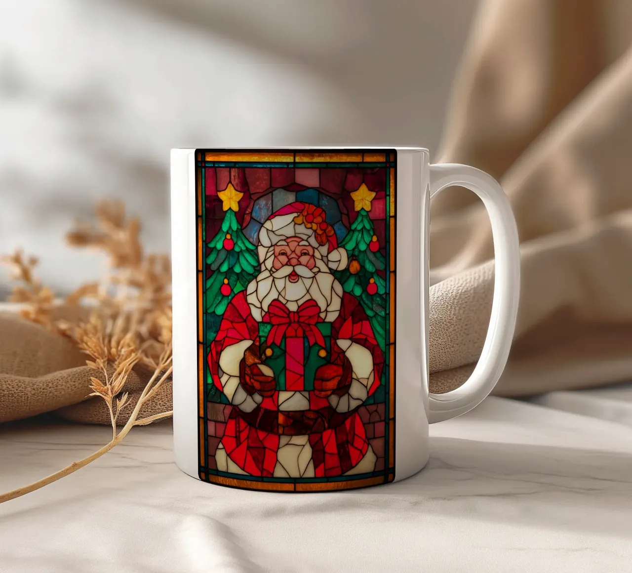 Babbo Natale tazza in ceramica da Fleur de Lys