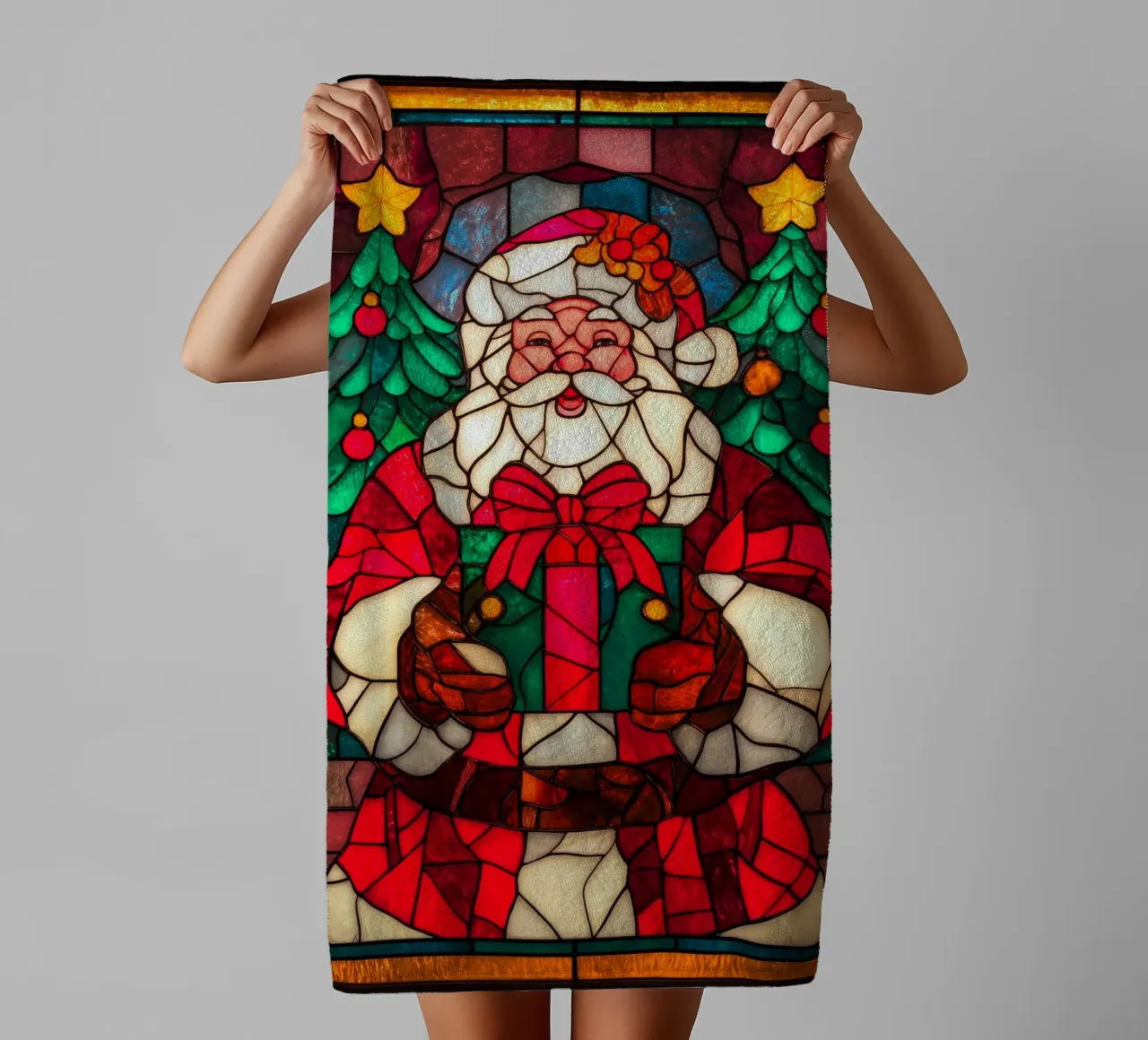Babbo Natale asciugamano da bagno da Fleur de Lys