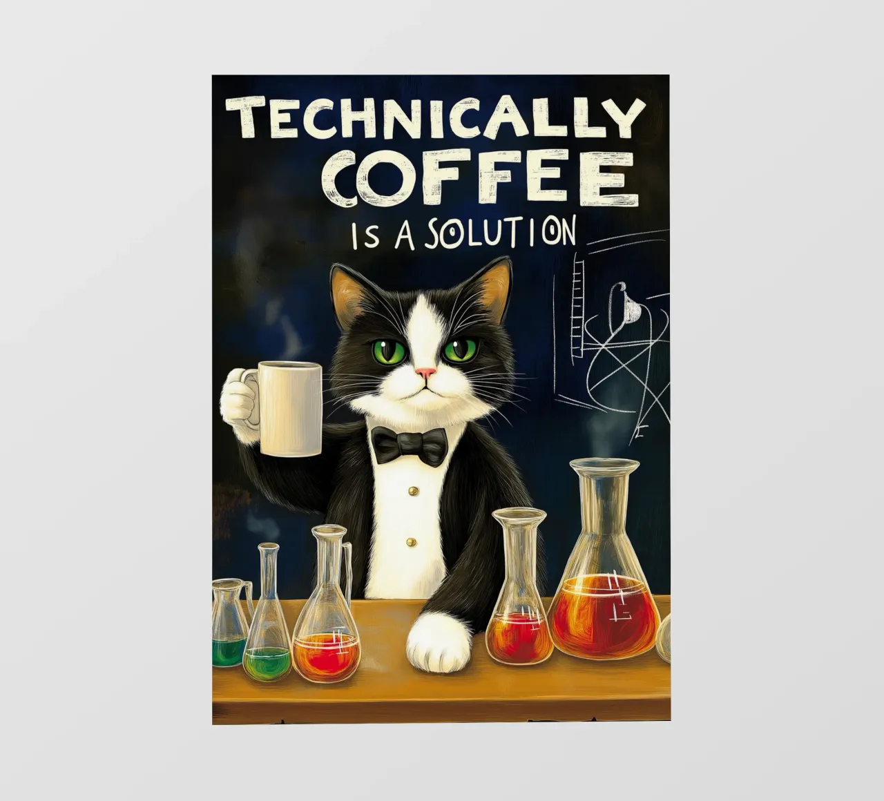 Tecnicamente il caffè è una soluzione pellicola backlit da Fleur de Lys