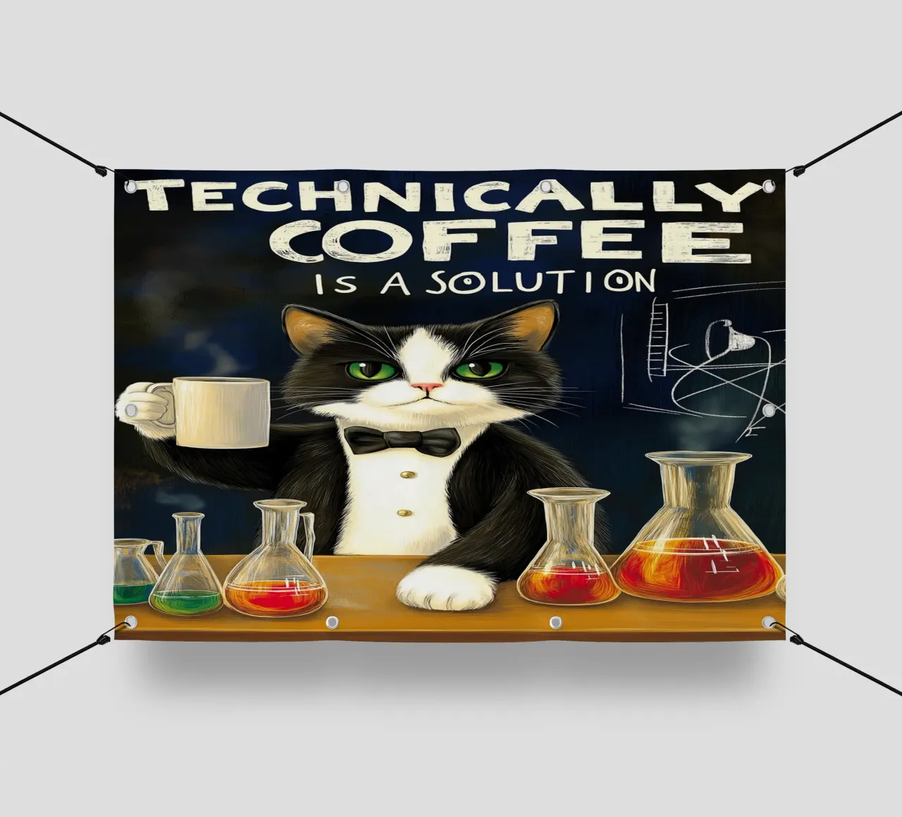 Tecnicamente il caffè è una soluzione telo in pvc da Fleur de Lys