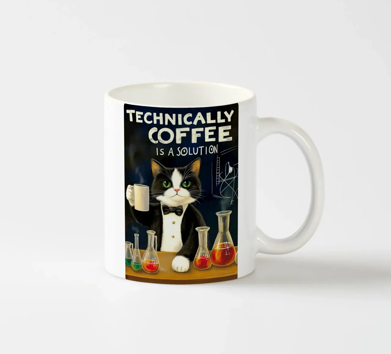 Tecnicamente il caffè è una soluzione tazza in ceramica da Fleur de Lys