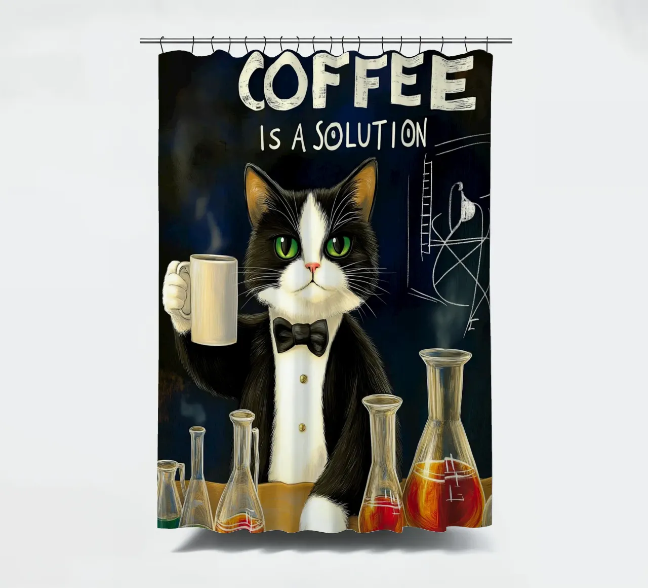 Tecnicamente il caffè è una soluzione tenda da doccia da Fleur de Lys