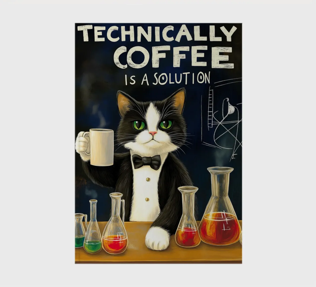 Technically Coffee is a Solution notebook by Fleur de Lys