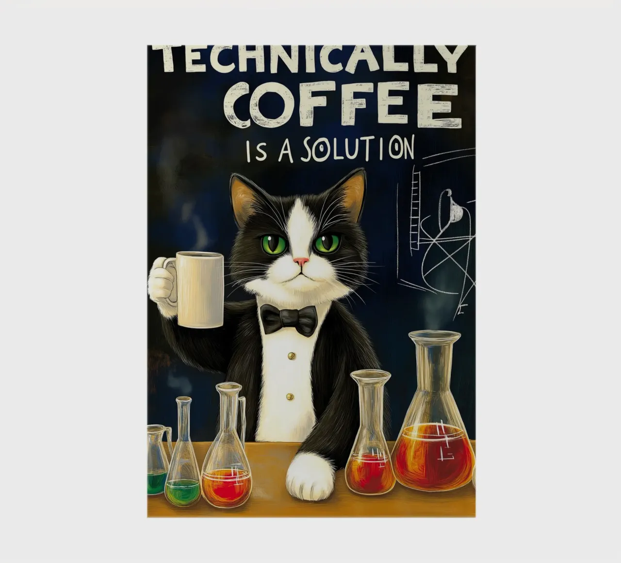 Technically Coffee is a Solution notebook by Fleur de Lys
