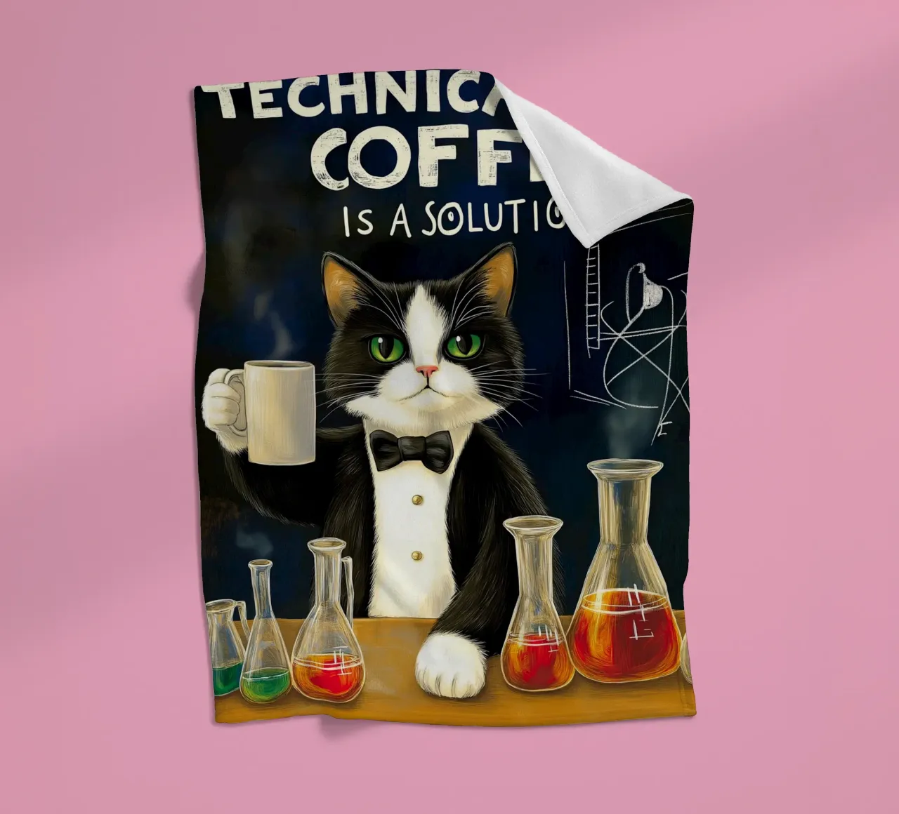 Tecnicamente il caffè è una soluzione coperta in pile da Fleur de Lys