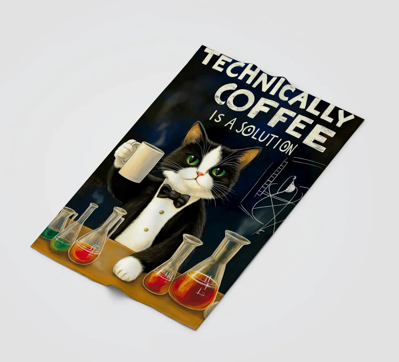 Tecnicamente il caffè è una soluzione coperta in pile da Fleur de Lys