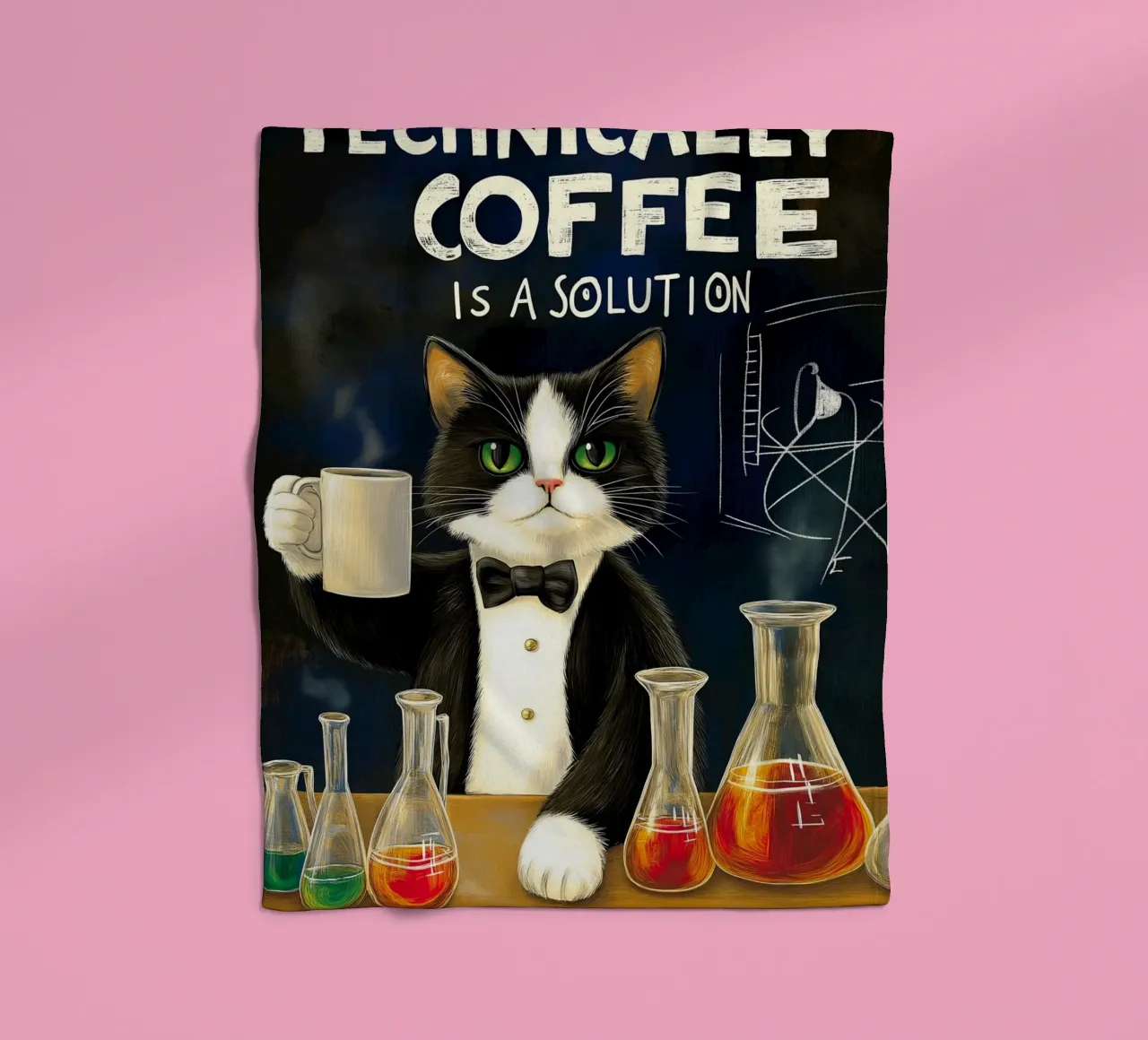 Tecnicamente il caffè è una soluzione coperta in pile da Fleur de Lys