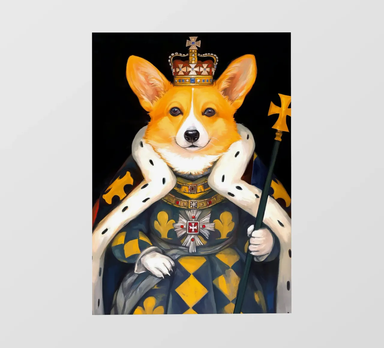 Roy Corgi Dog telo in pvc da Fleur de Lys