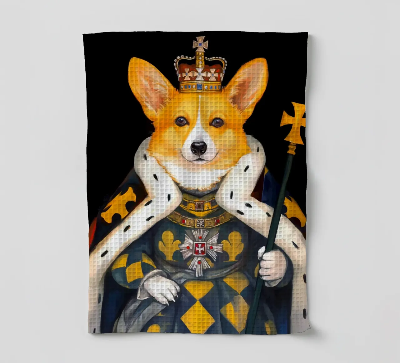 Roy Corgi Dog canovaccio da cucina da Fleur de Lys