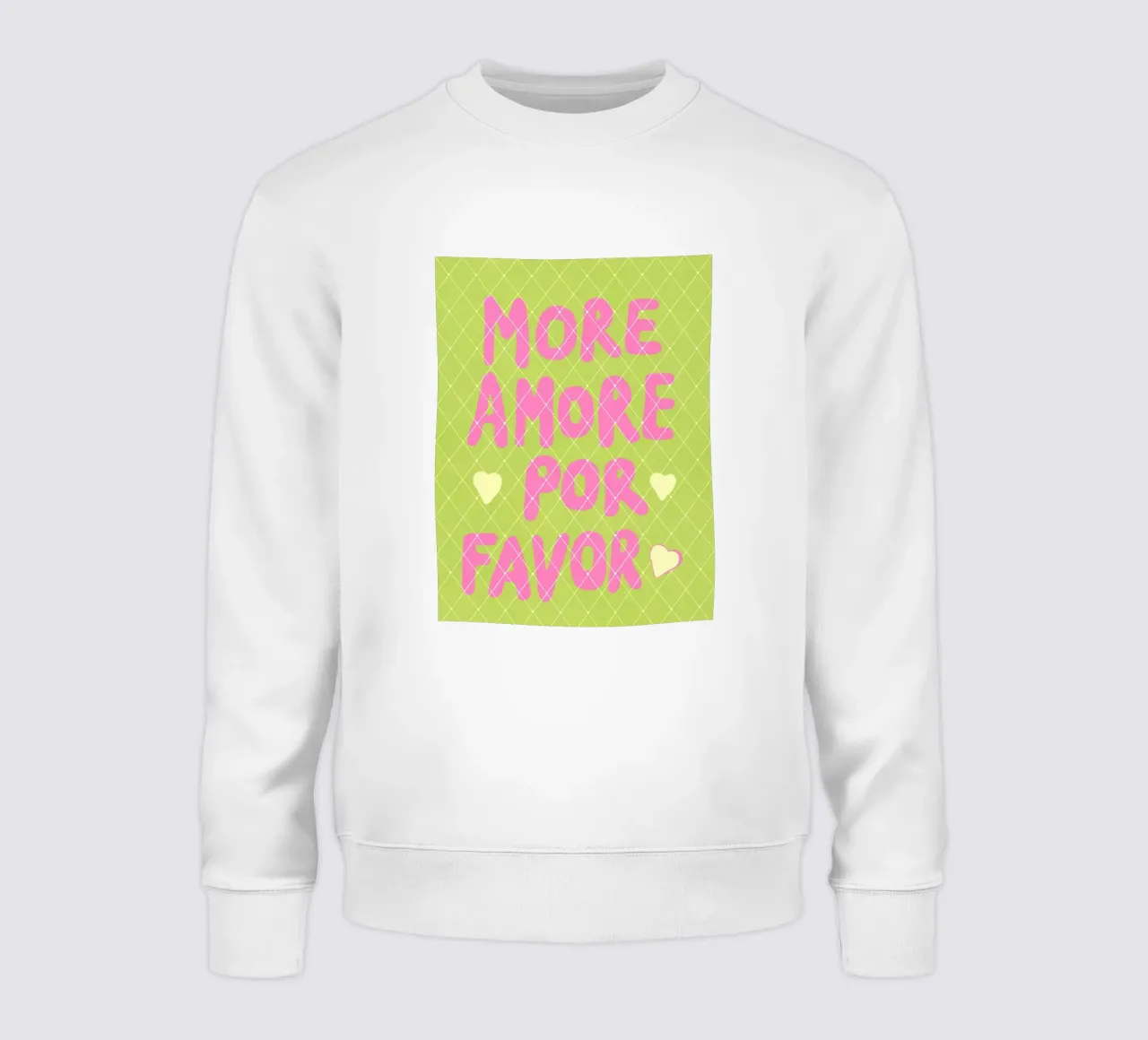 "Più Amore" per tutti felpa da Carinaprint