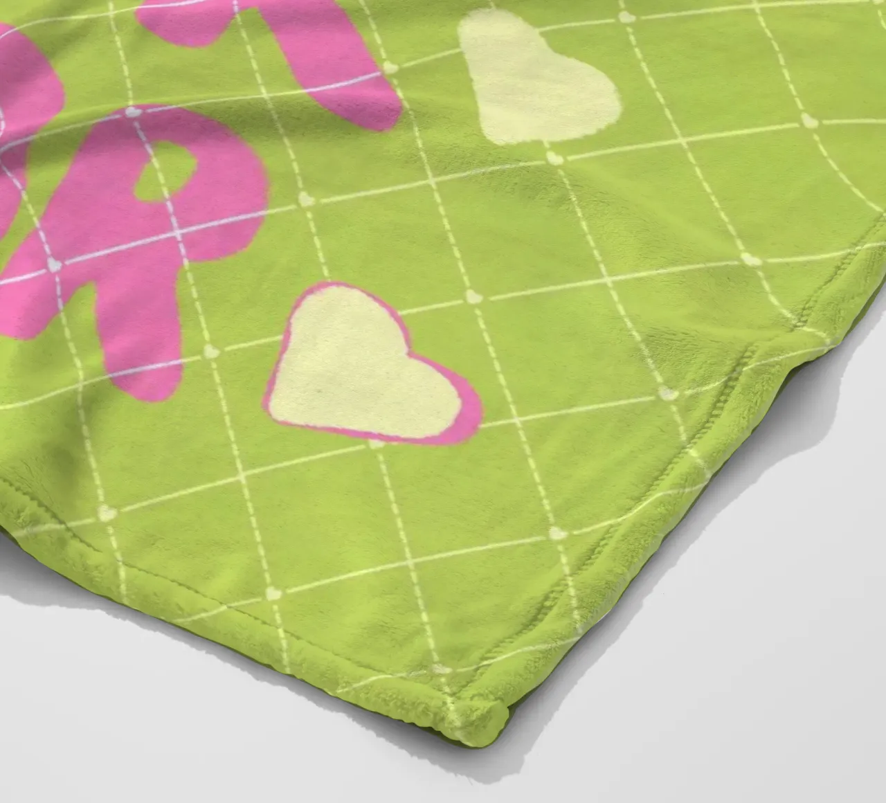 "Più Amore" per tutti coperta in pile da Carinaprint