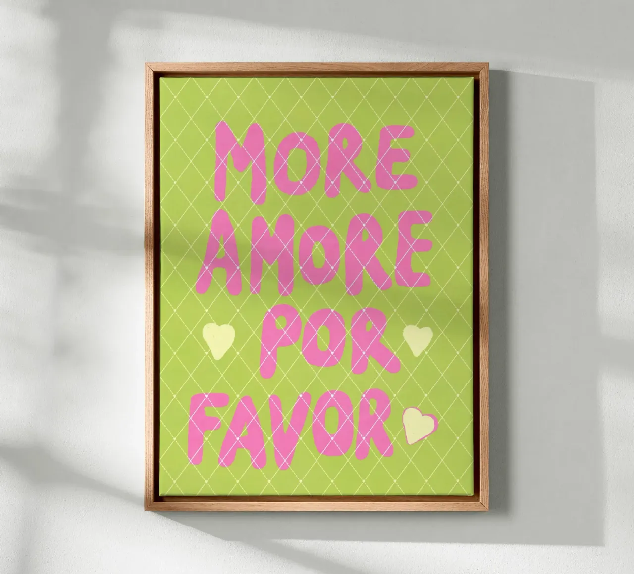 "More Amore" for everyone canvas by Carinaprint