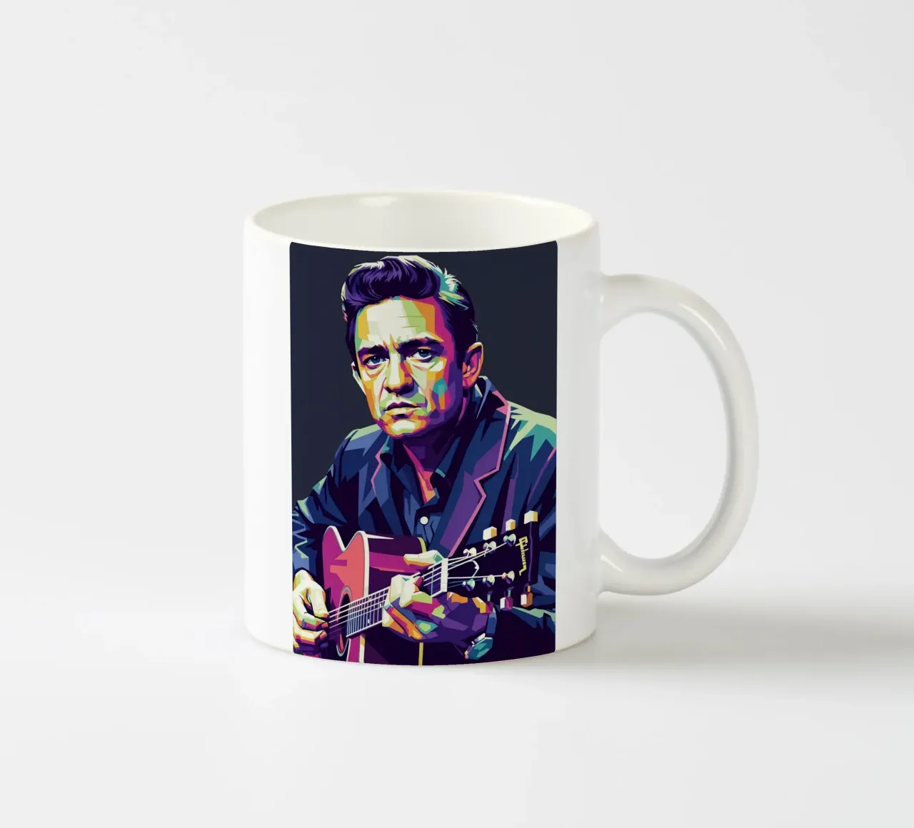 Johnny Cash stile iconico #1 tazza in ceramica da Hantamrata