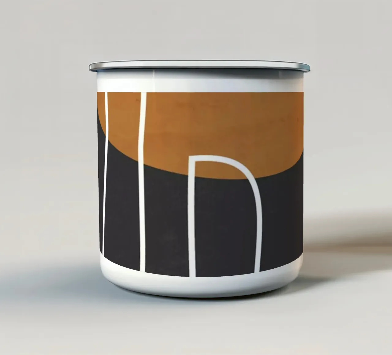 Arte astratta 40 tazza in smalto da ThingDesign