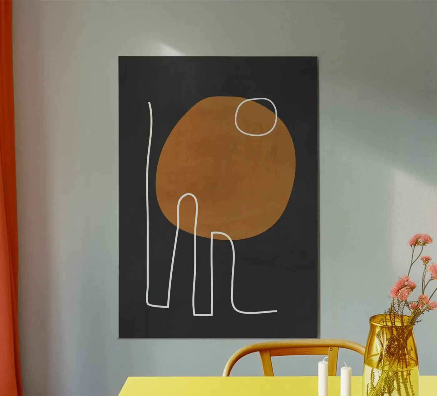 Abstracte kunst 40 poster van ThingDesign