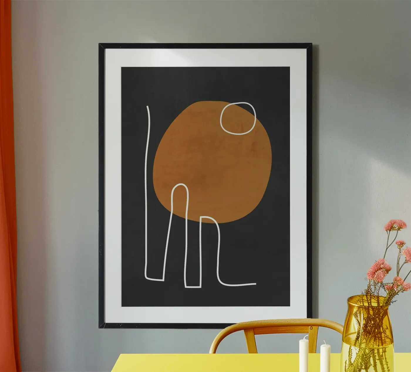 Abstracte kunst 40 poster van ThingDesign