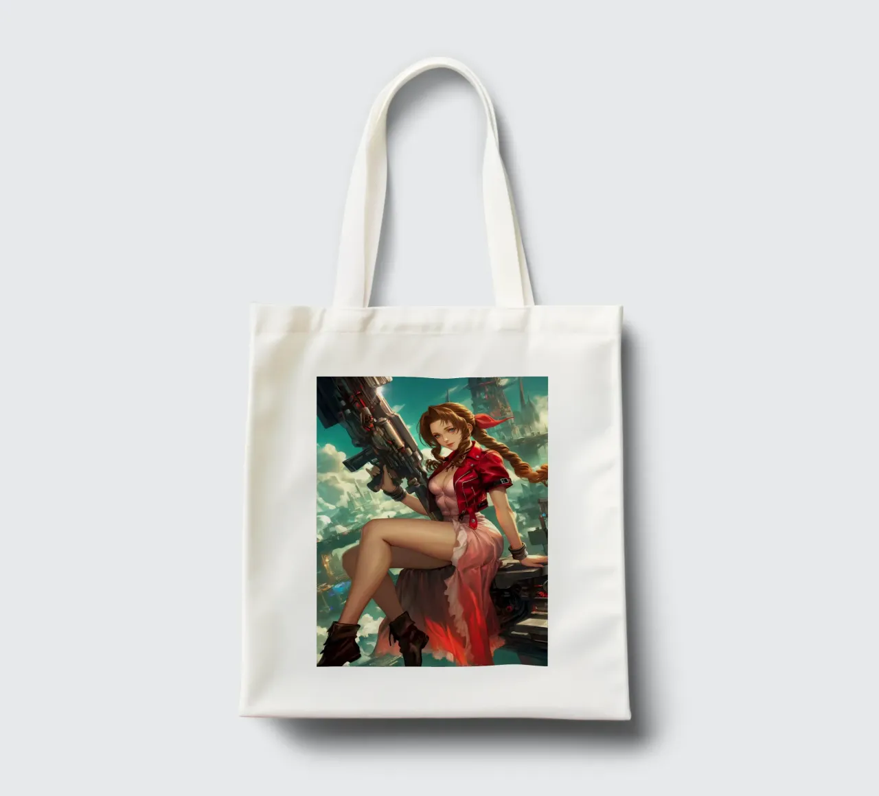 Ragazza dei fiori Aerith Final Fantasy VII borsa in juta da Fleur de Lys