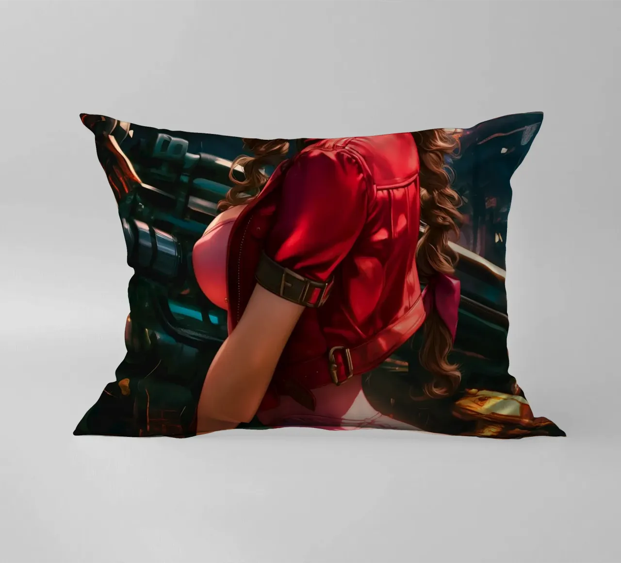 Aerith Final Fantasy VII cuscino da Fleur de Lys