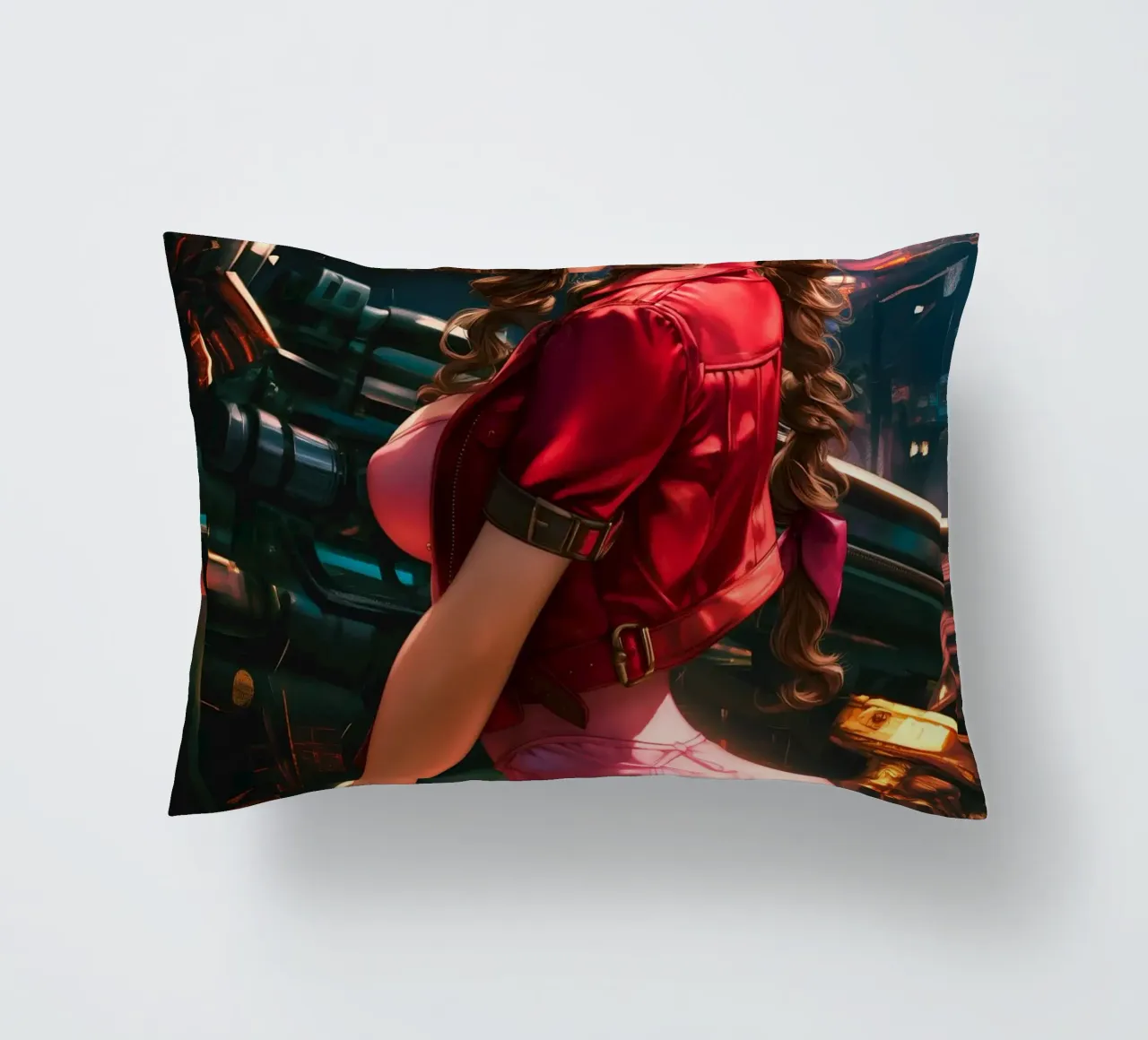 Aerith Final Fantasy VII cuscino da Fleur de Lys