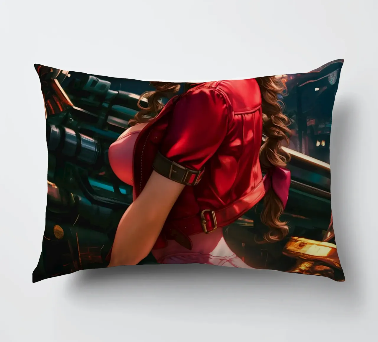 Aerith Final Fantasy VII cuscino da Fleur de Lys