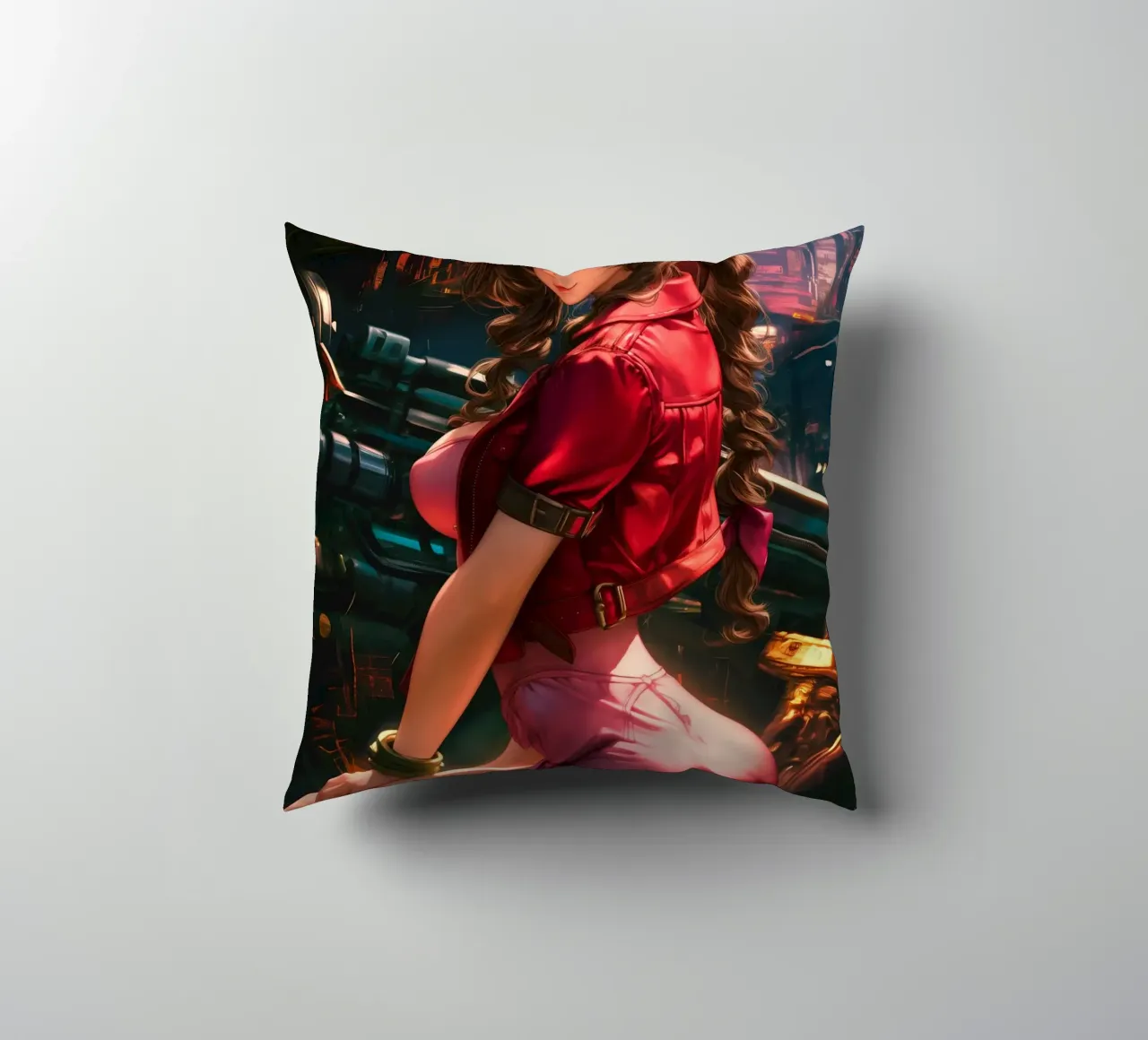 Aerith Final Fantasy VII cuscino da Fleur de Lys
