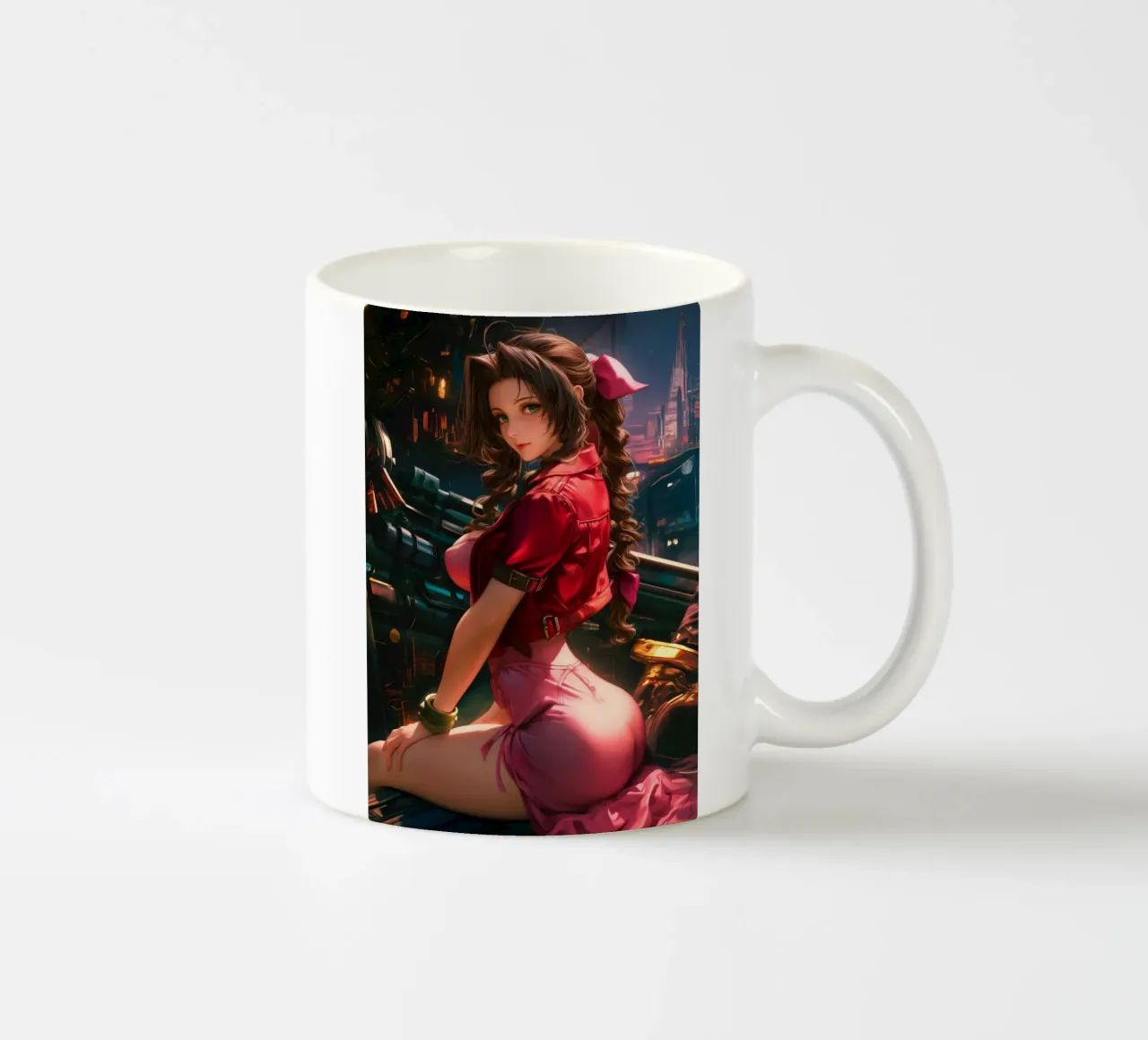 Aerith Final Fantasy VII tazza in ceramica da Fleur de Lys