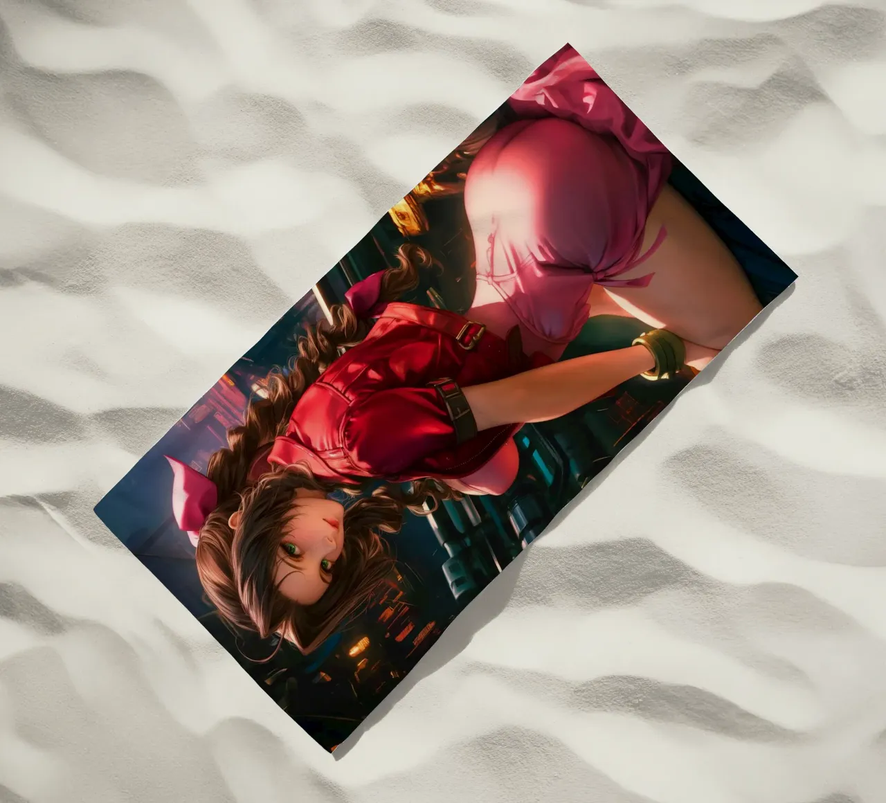 Aerith Final Fantasy VII telo mare da Fleur de Lys