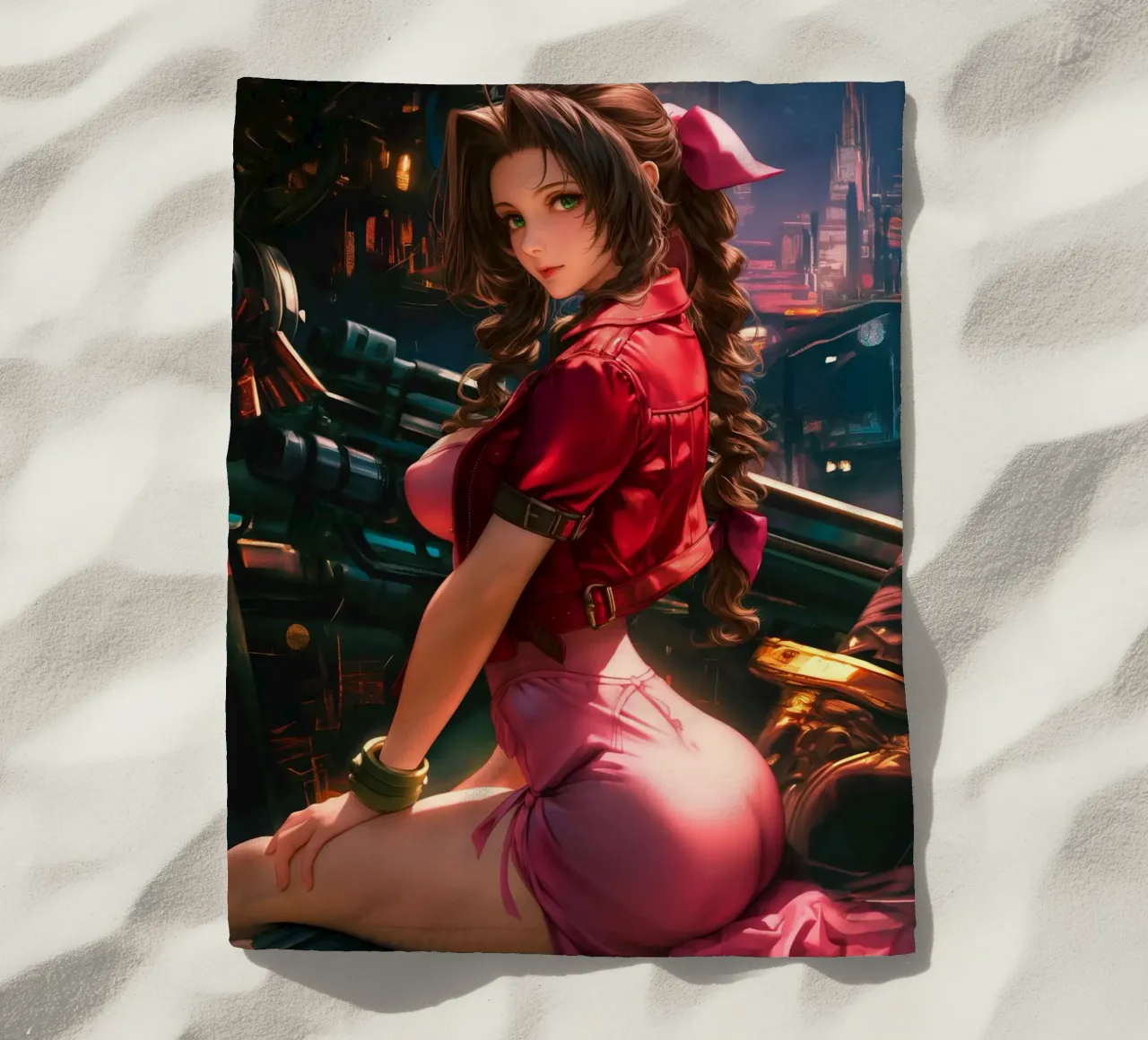 Aerith Final Fantasy VII telo mare da Fleur de Lys