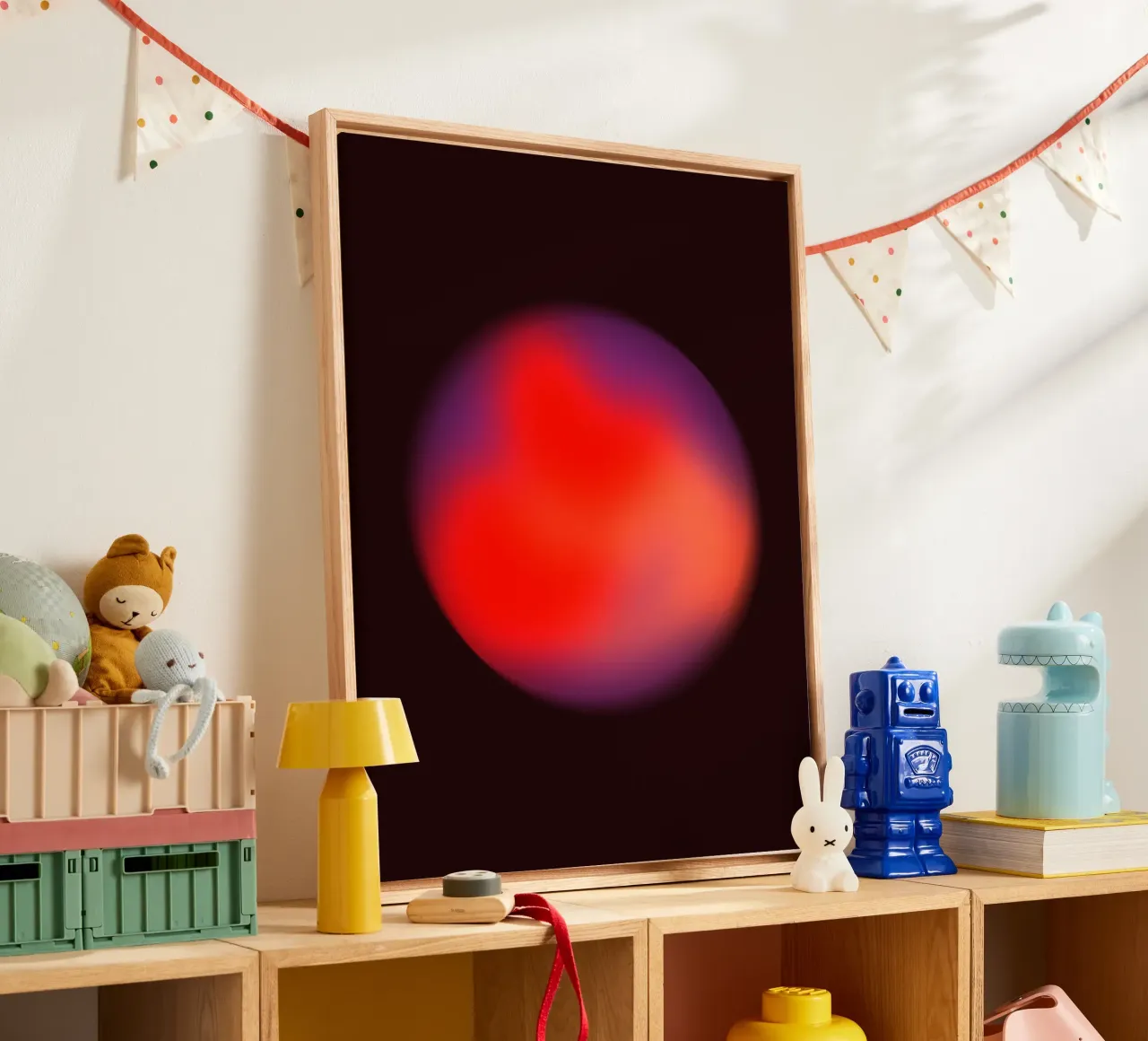 Spheres I tela con Cornice a cassetta da Galaxy Eyes
