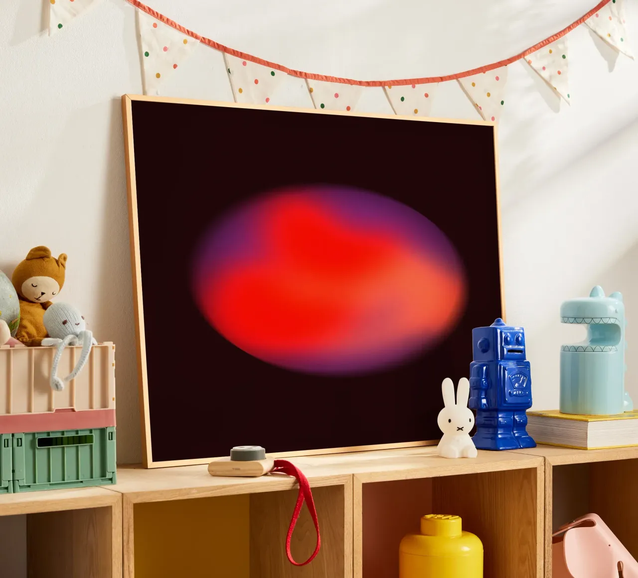 Spheres I poster con telaio in legno da Galaxy Eyes
