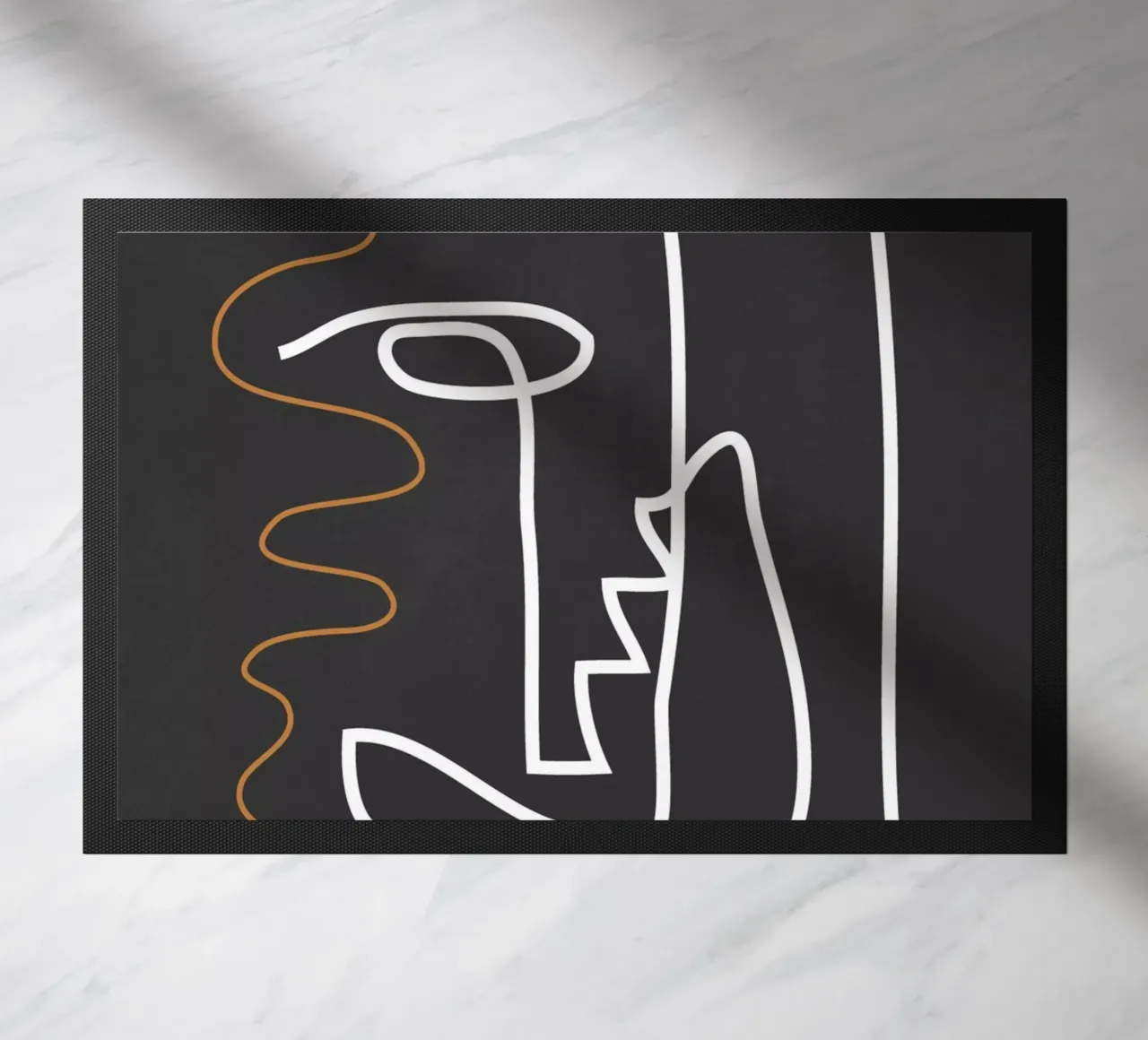 Line art astratta 78 zerbino da ThingDesign