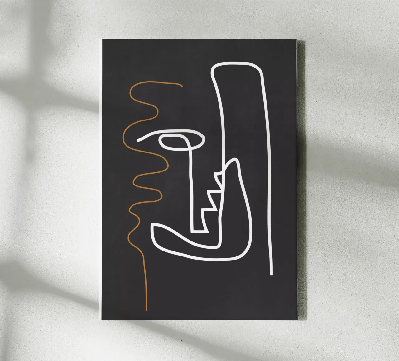 Abstract line art 78 canvas by ThingDesign