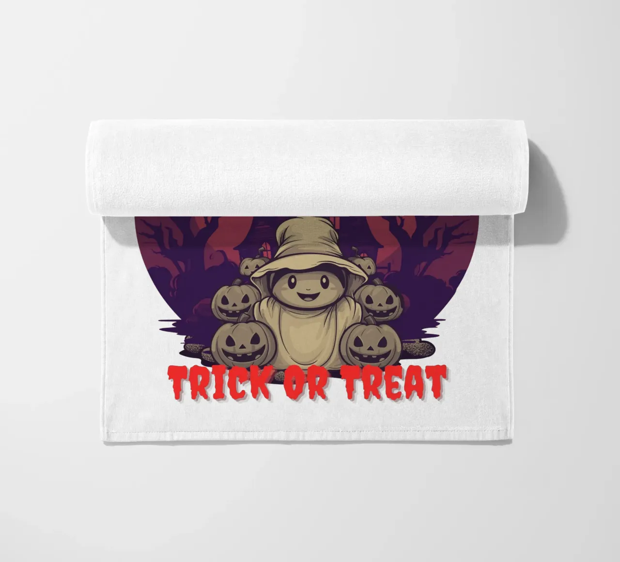 zucche "dolcetto o scherzetto" di Halloween telo mare da muhidines