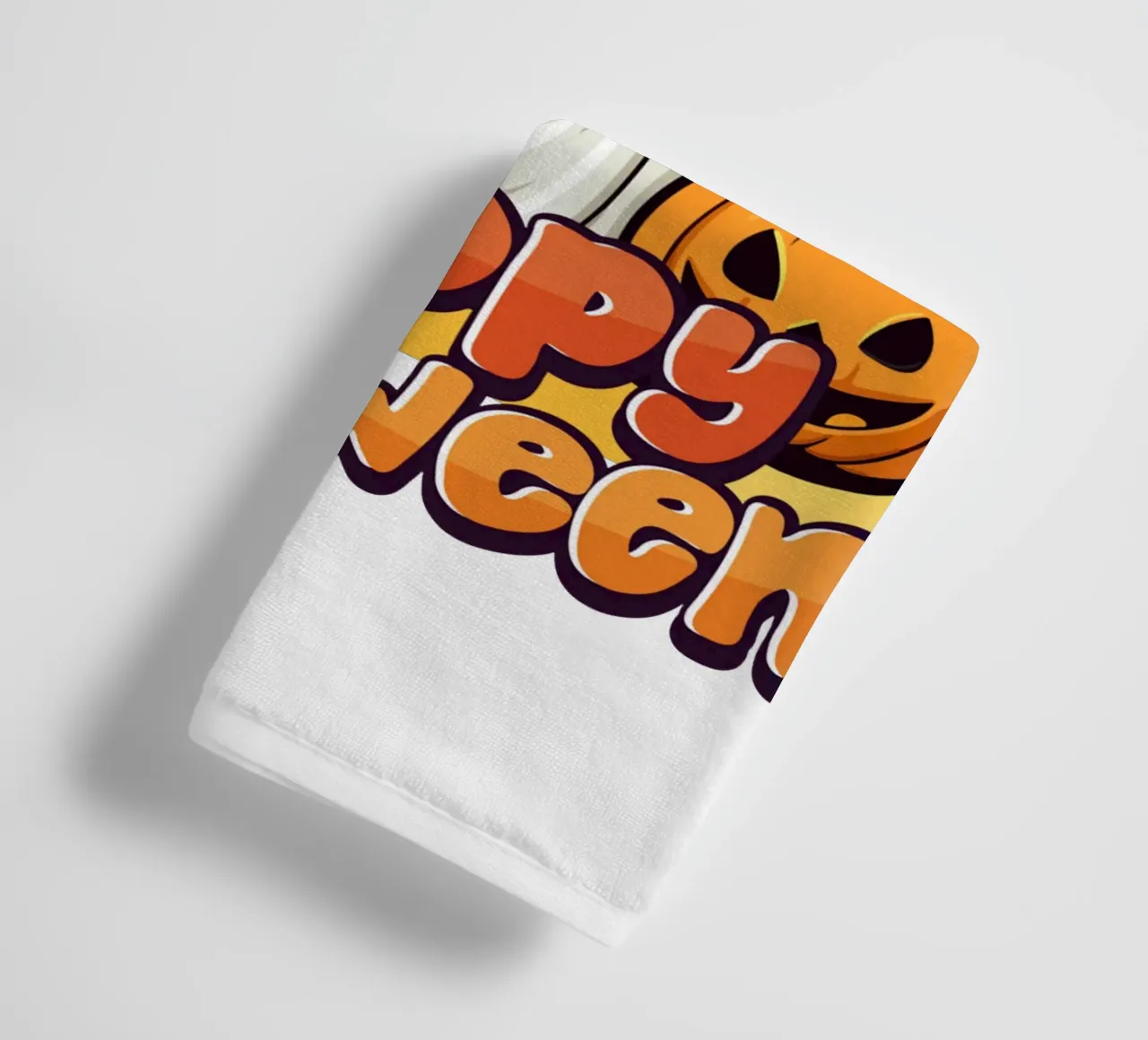 buon halloween zucche spaventose asciugamano da bagno da muhidines