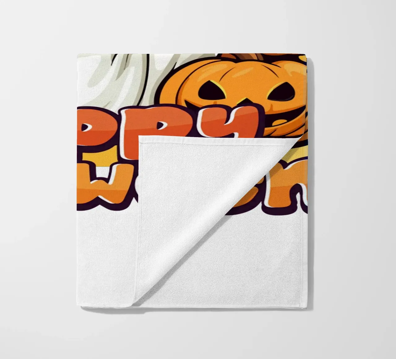 buon halloween zucche spaventose telo mare da muhidines